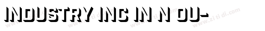 Industry Inc In N Ou字体转换